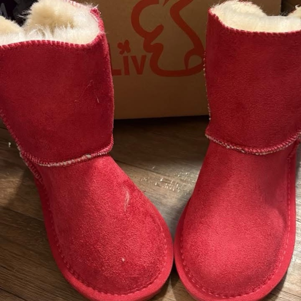 Pink Kids Boots